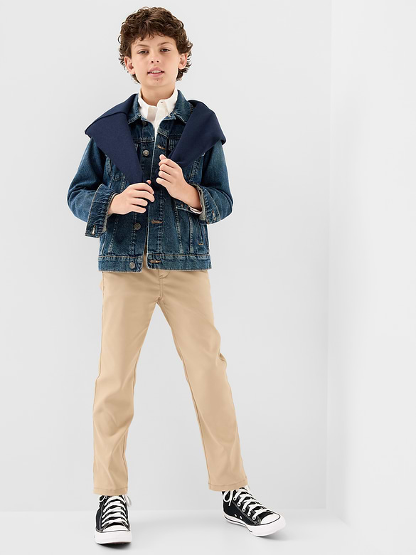 Pantalon d’uniforme Tech à jambe droite pour garçon