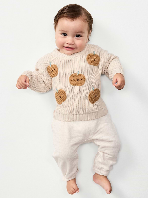 Unisex Loose Sweater for Baby