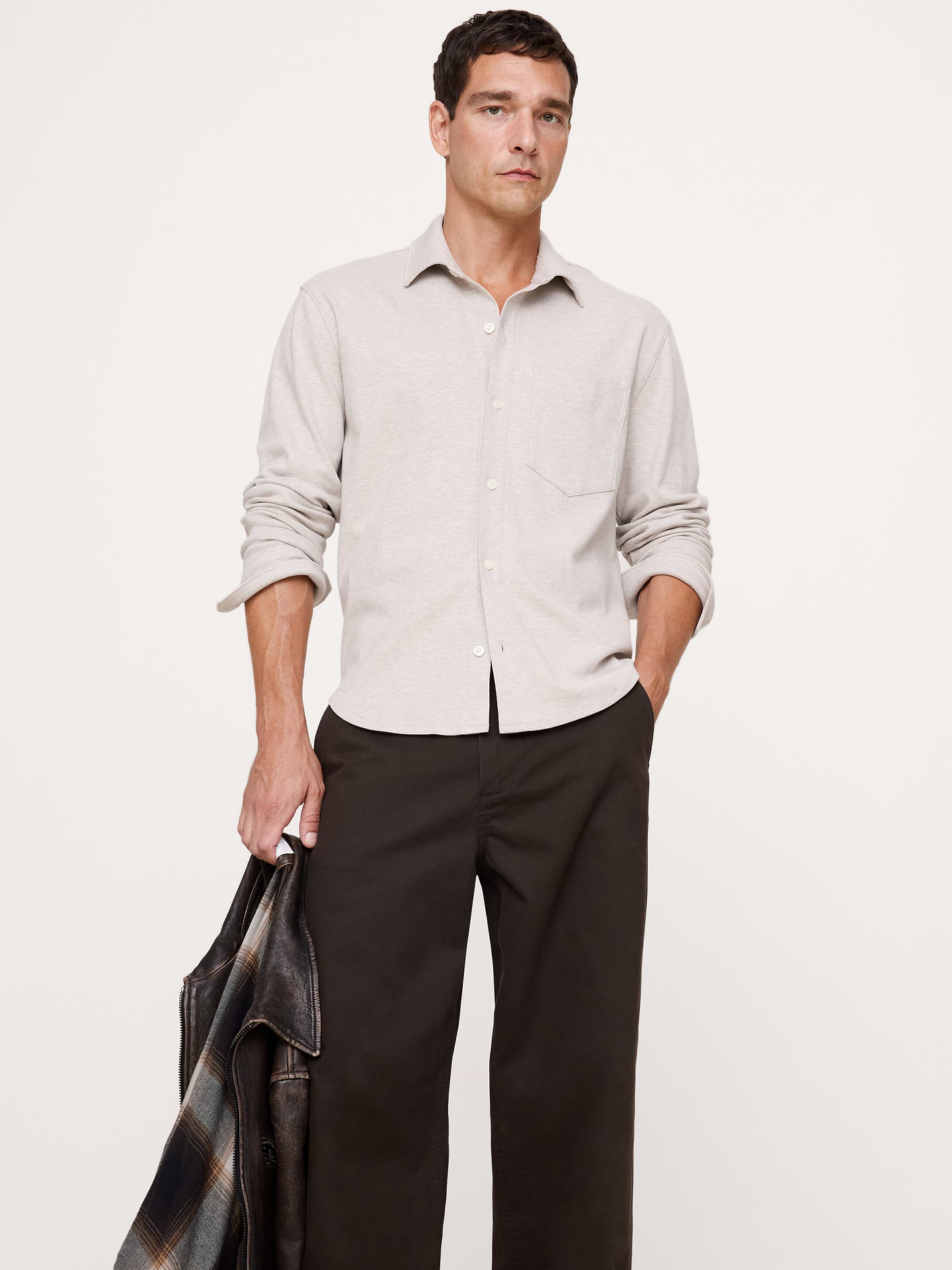 L'image numéro 1 présente Chemise au toucher luxueux