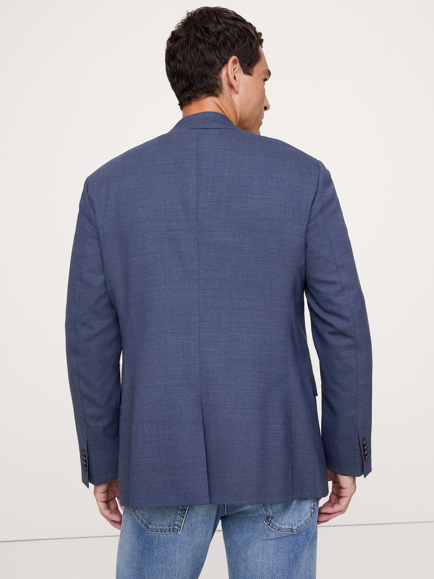 Image number 3 showing, Tailored Slim Signature Stretch Italian Rustico Suit Jacket
