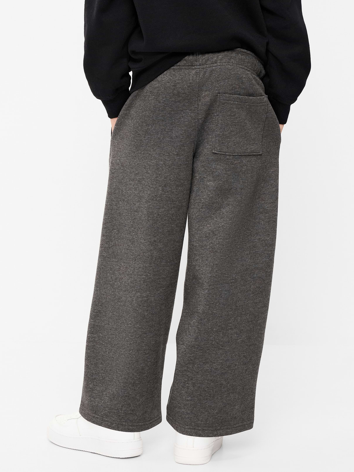 L'image numéro 2 présente Pantalon en coton ouaté coupe très généreuse pour garçon