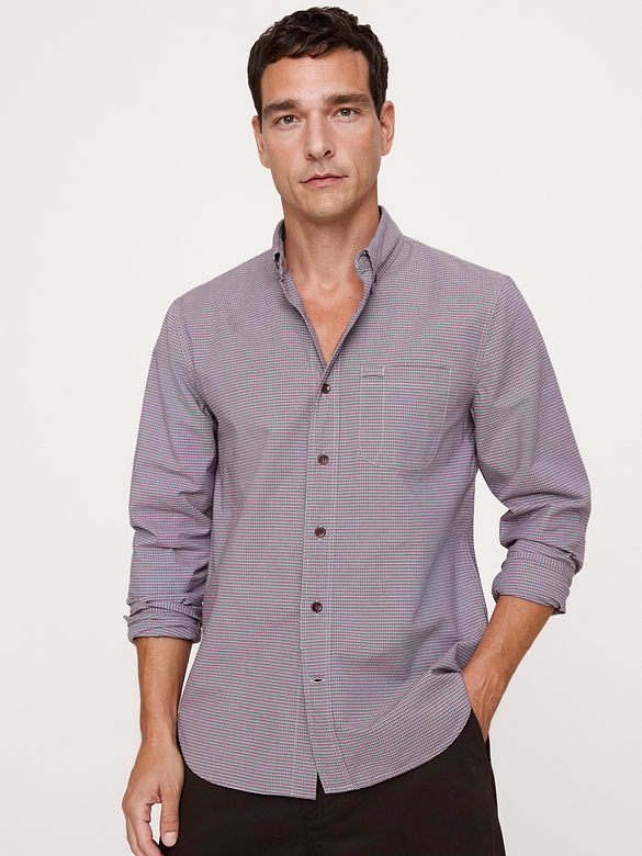 Chemise Oxford de coton coupe standard