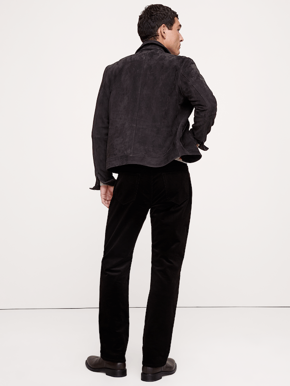 Pantalon Voyageur droit en velours côtelé