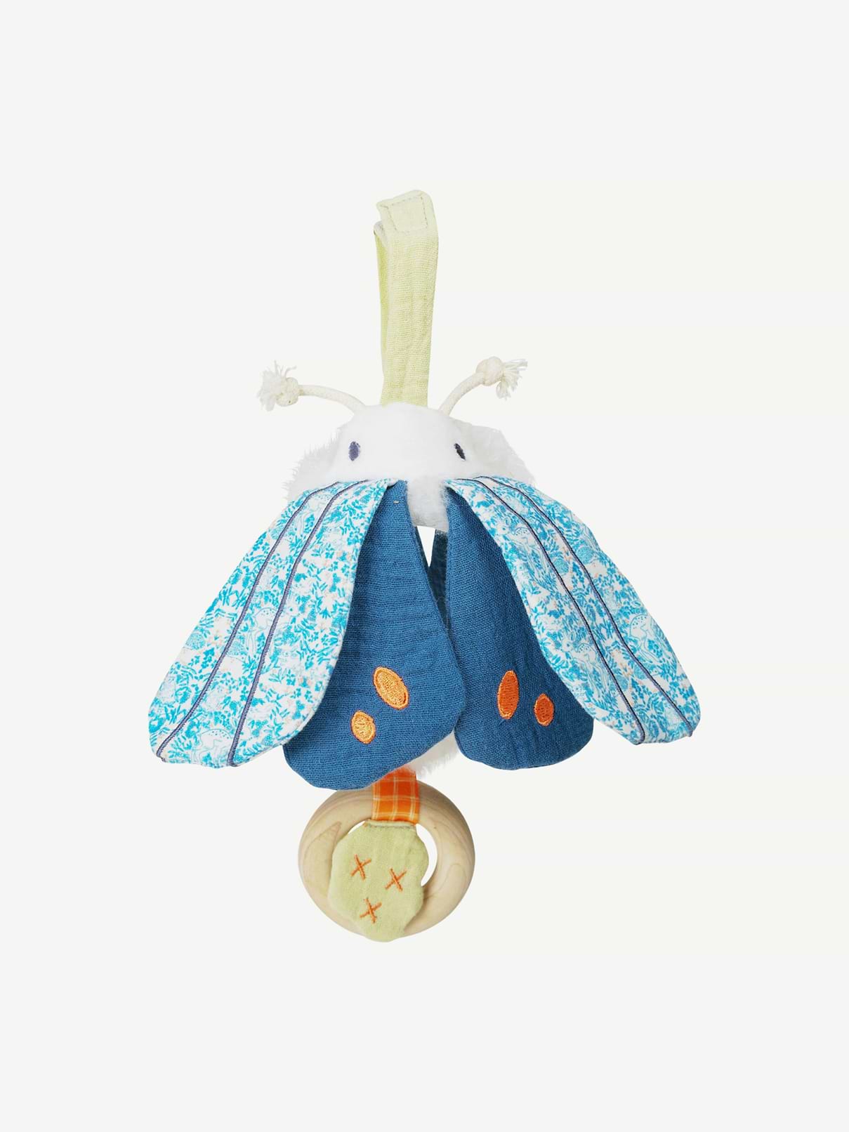 Image number 2 showing, Manhattan Toy Folklore Plush Luna Moth Travel Toy
