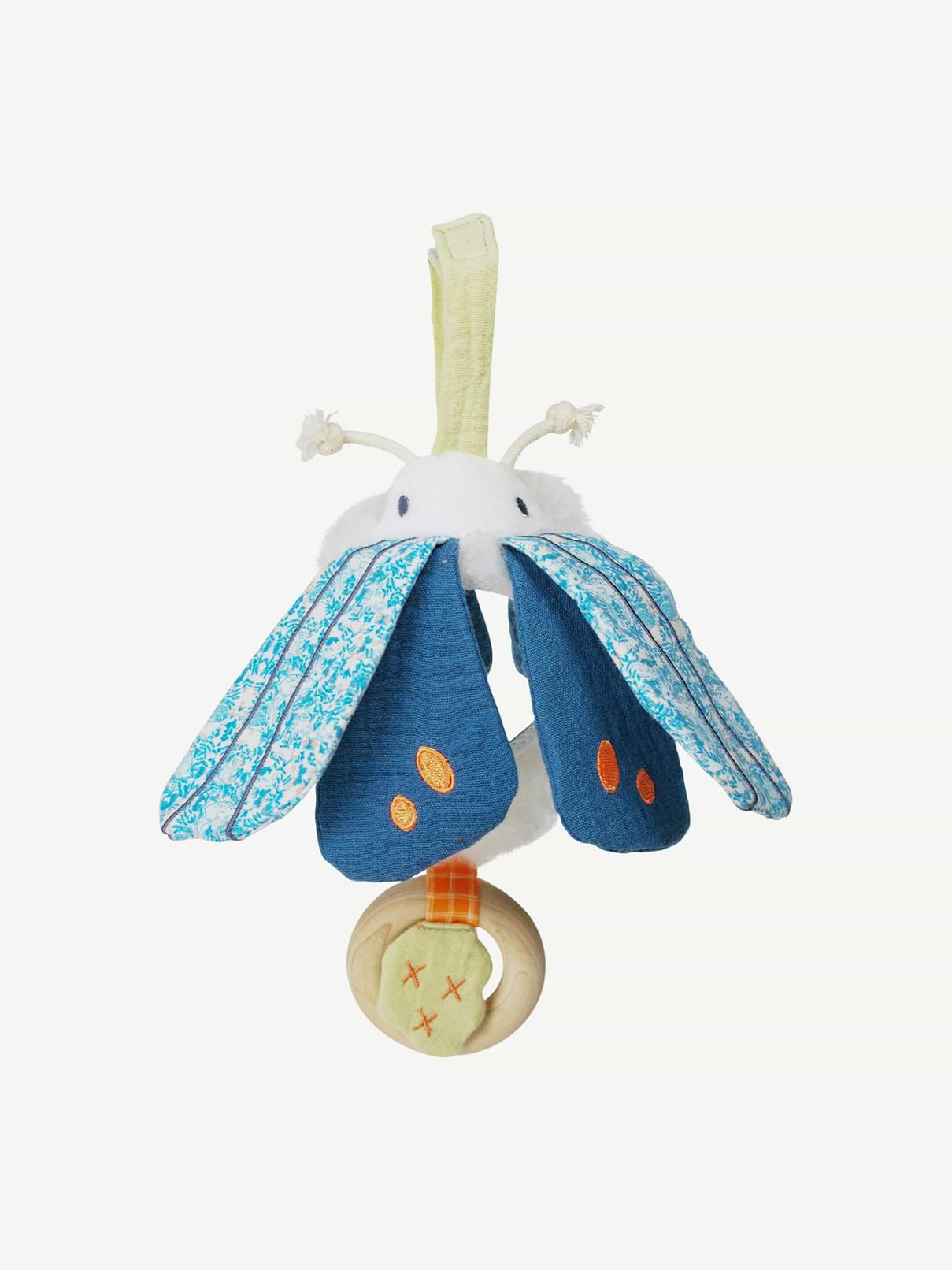 Image number 1 showing, Manhattan Toy Folklore Plush Luna Moth Travel Toy