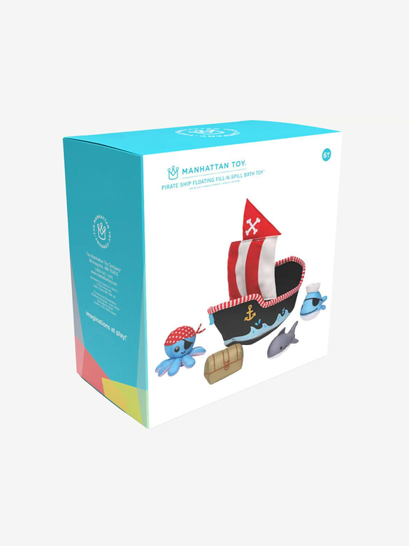 Manhattan Toy Neoprene Pirate Ship Bath Toy