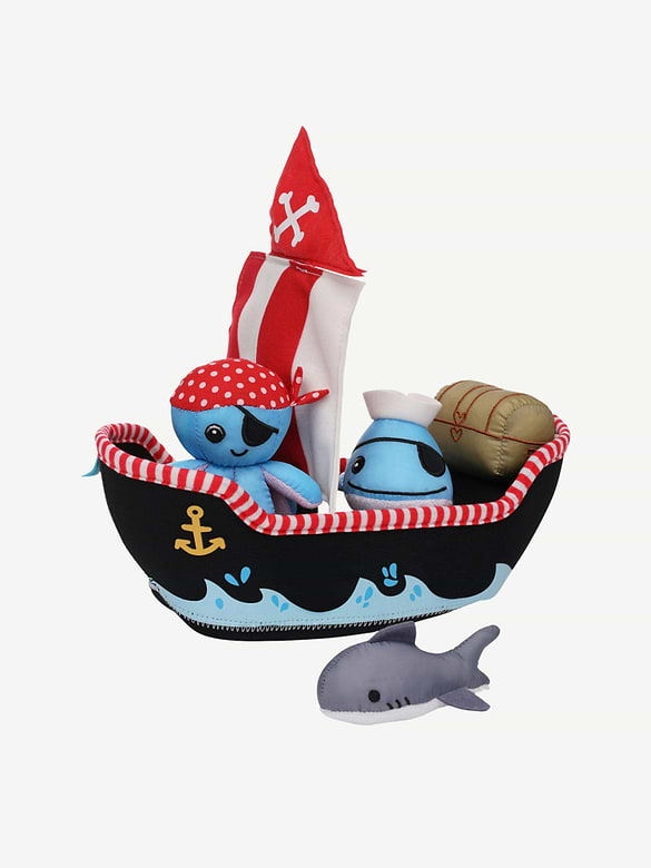 Manhattan Toy Neoprene Pirate Ship Bath Toy