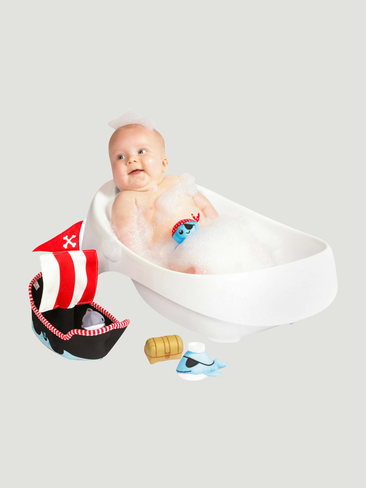 Image number 5 showing, Manhattan Toy Neoprene Pirate Ship Bath Toy