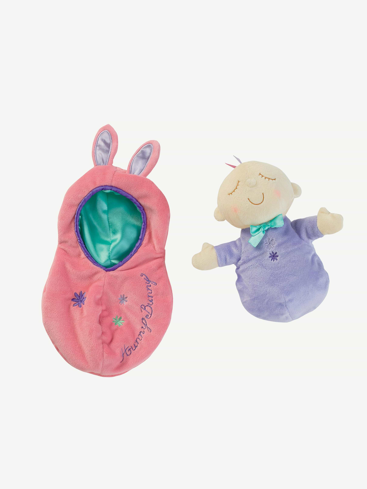 Image number 2 showing, Manhattan Toy Snuggle Pod Hunny Bunny Peach Baby Doll