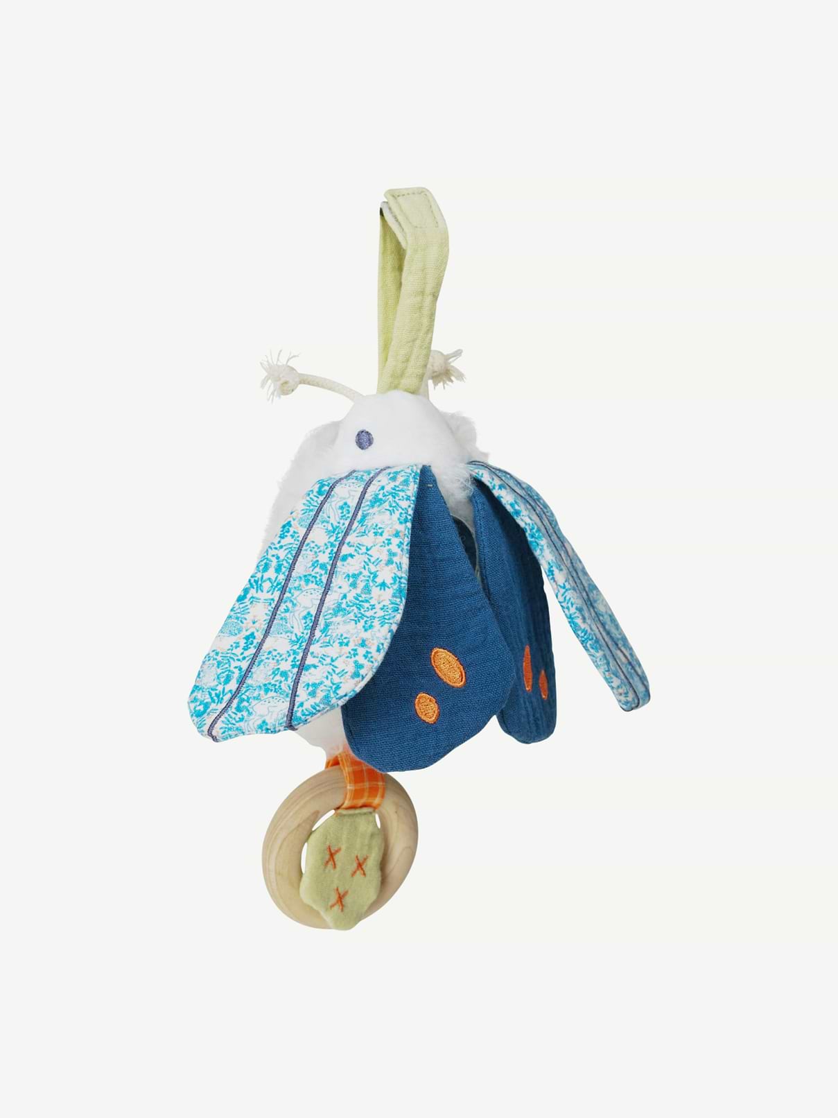 Image number 3 showing, Manhattan Toy Folklore Plush Luna Moth Travel Toy