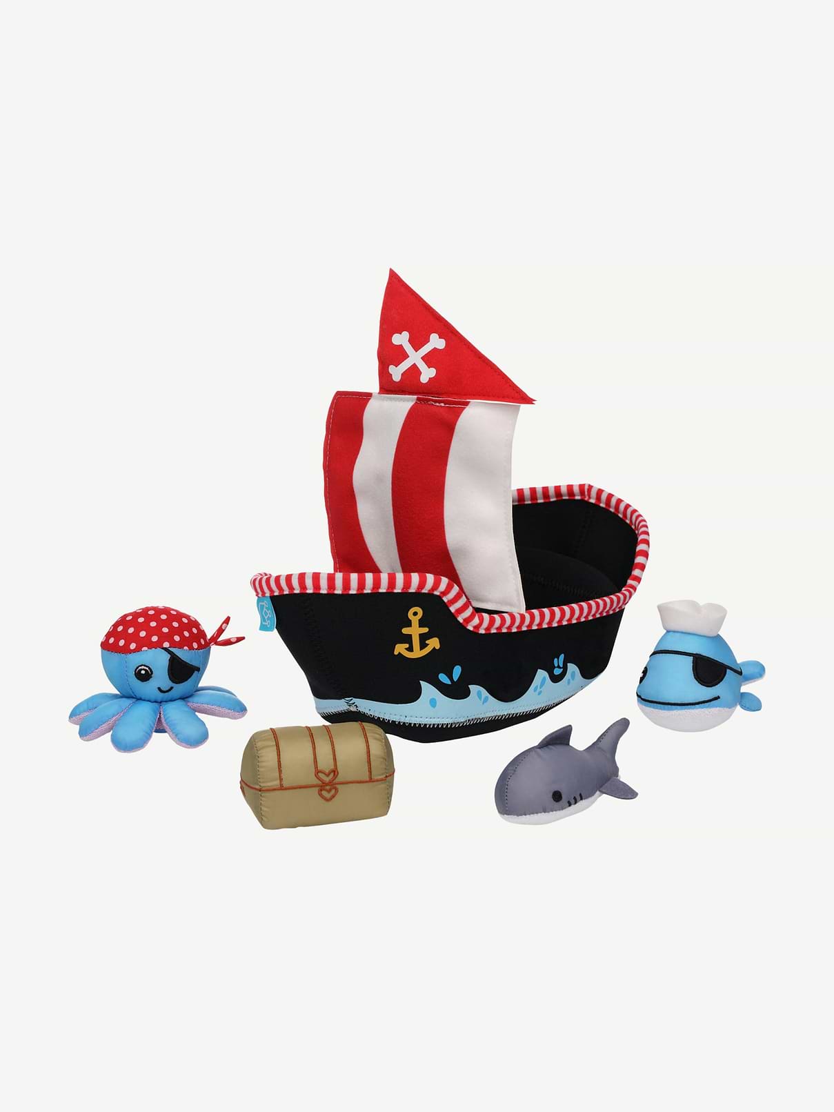 Image number 1 showing, Manhattan Toy Neoprene Pirate Ship Bath Toy