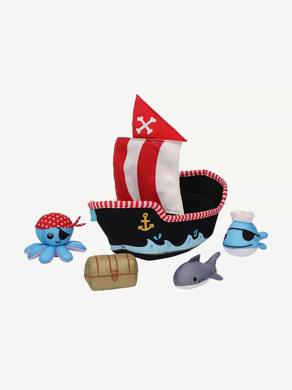 Manhattan Toy Neoprene Pirate Ship Bath Toy