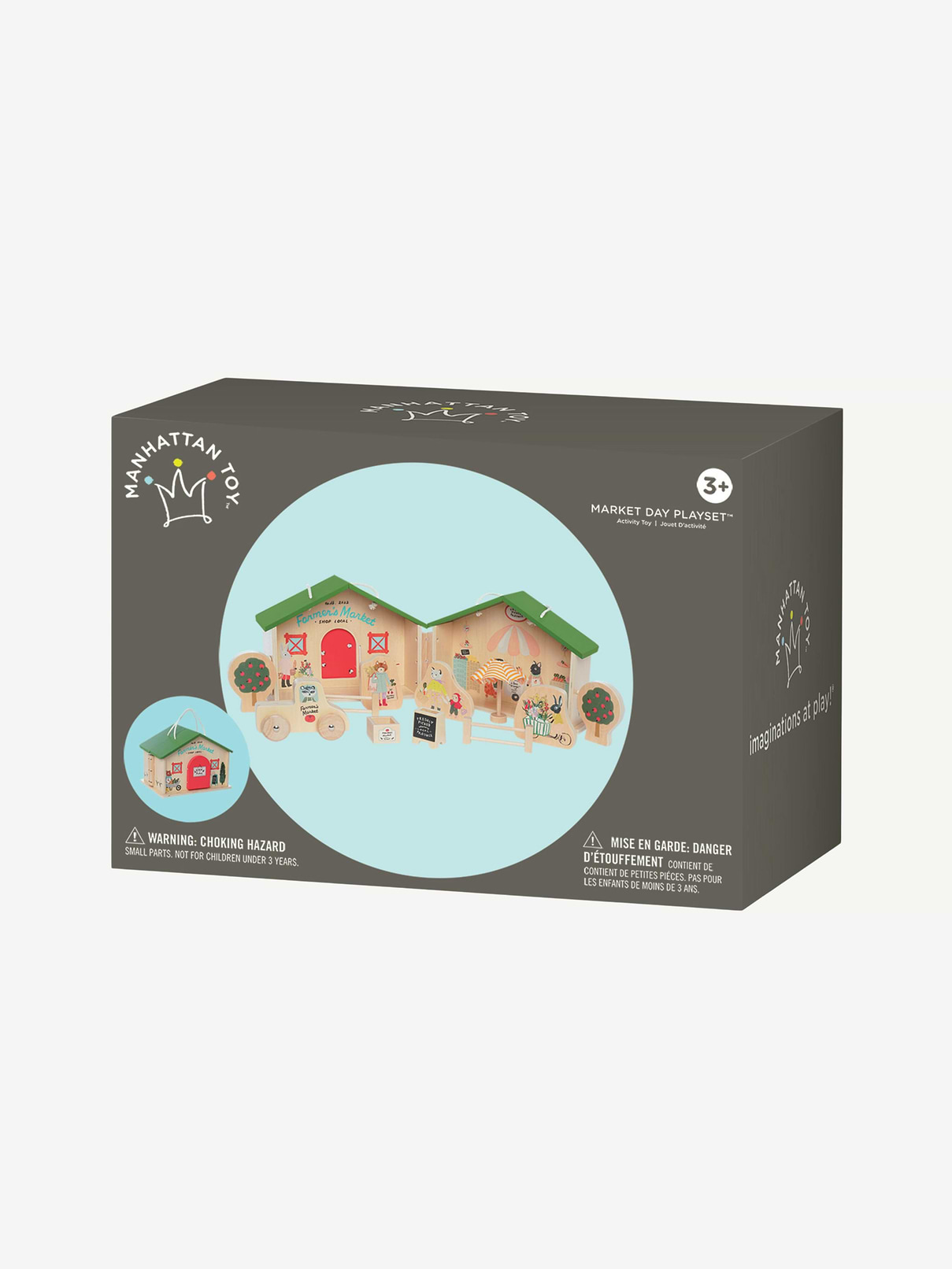 Image number 8 showing, Manhattan Toy Farmers Market Day Wooden Playset