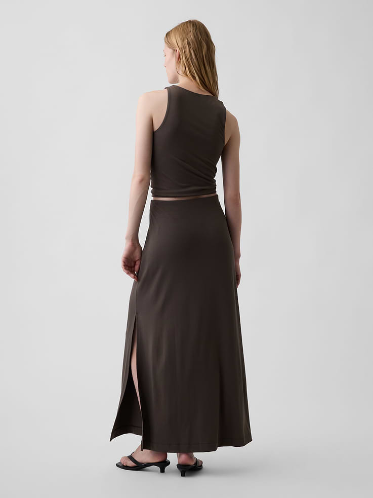 Image number 2 showing, Jersey Maxi Skirt