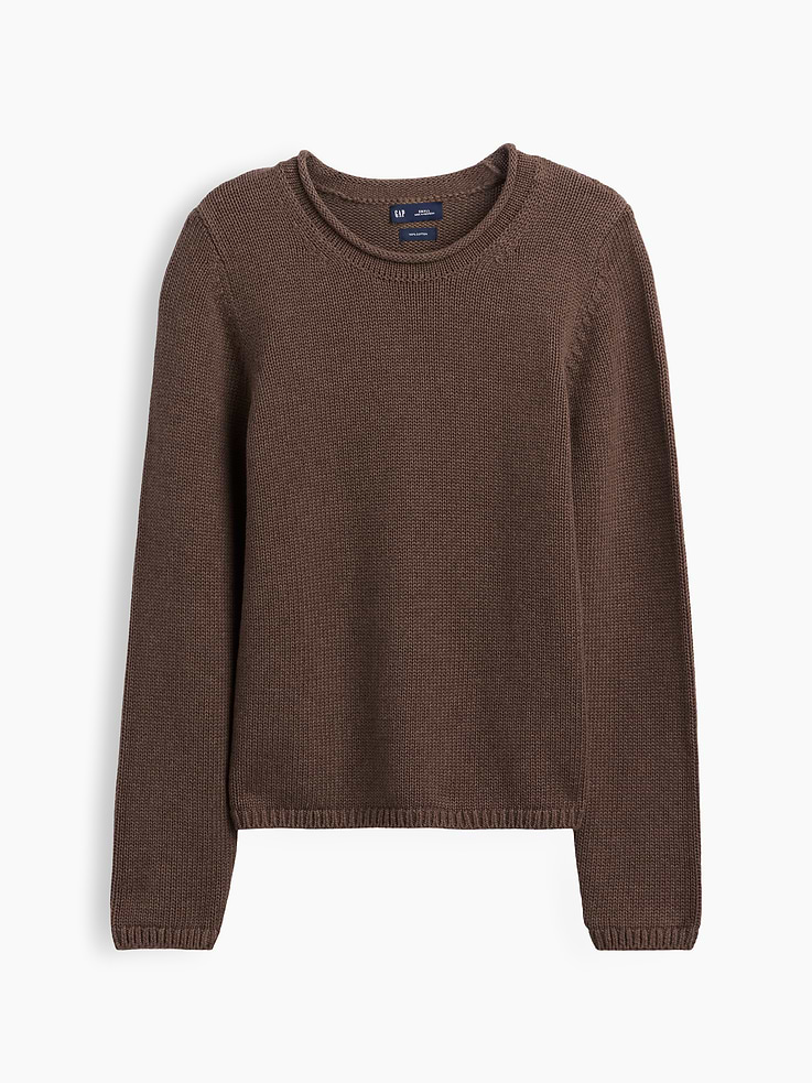 Image number 5 showing, 100% Cotton Rollneck Sweater