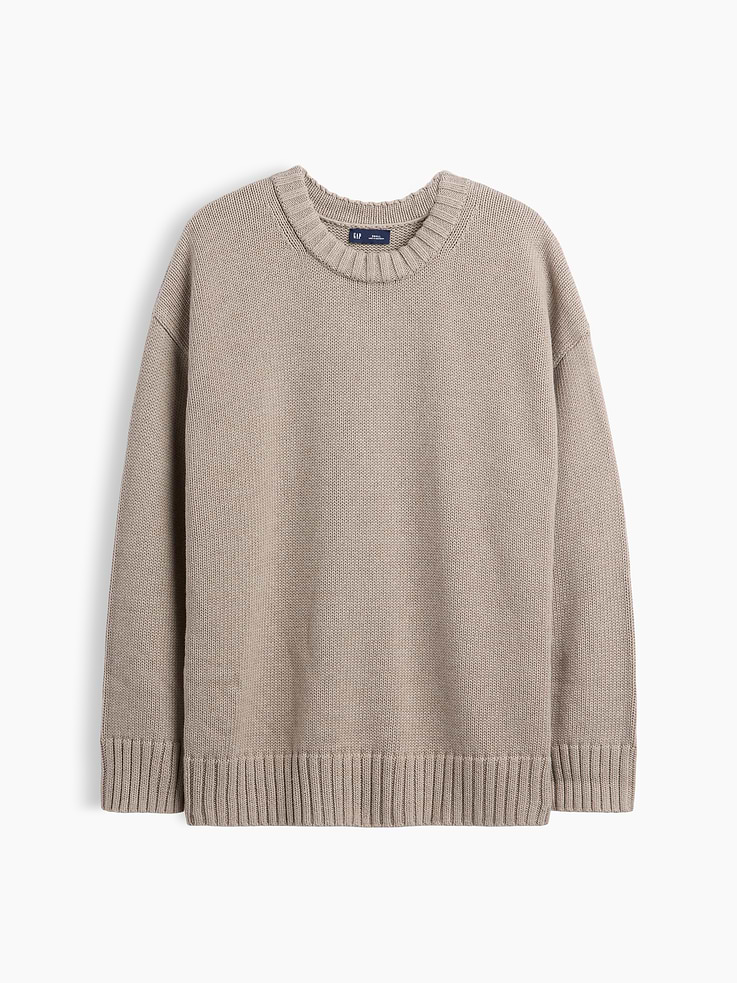 Image number 5 showing, 100% Cotton Oversized Sweater