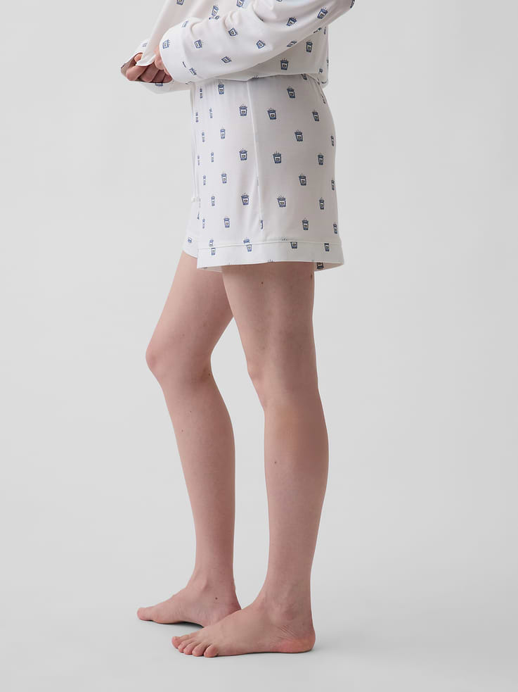 Image number 3 showing, SoftMade Modal PJ Shorts