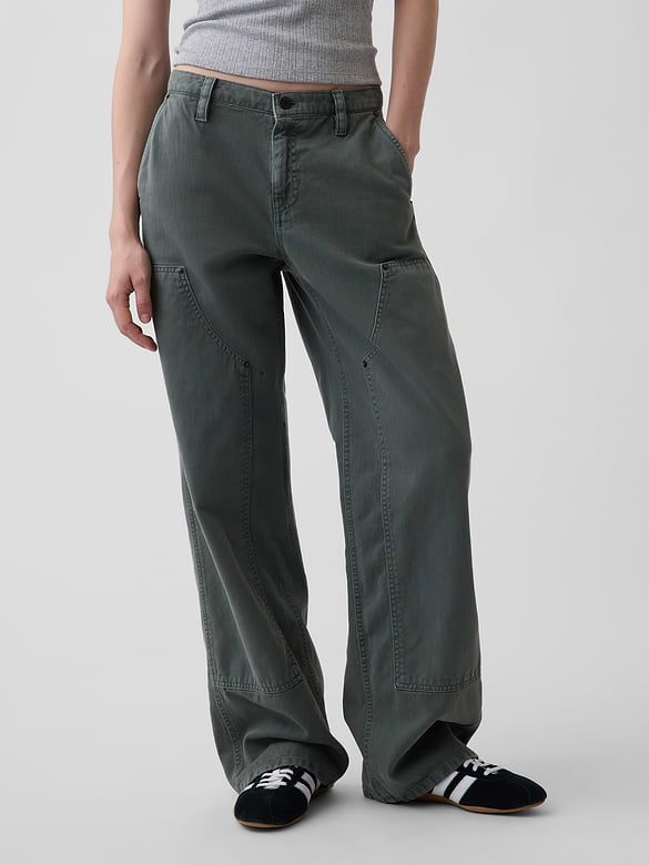 Low Rise '90s Loose Double-Knee Carpenter Pants