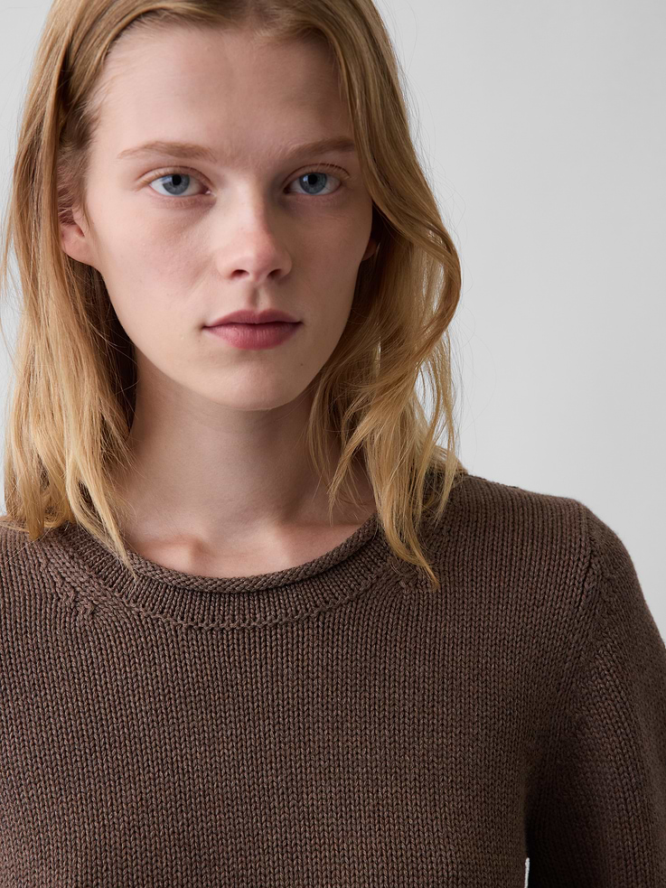 Image number 4 showing, 100% Cotton Rollneck Sweater