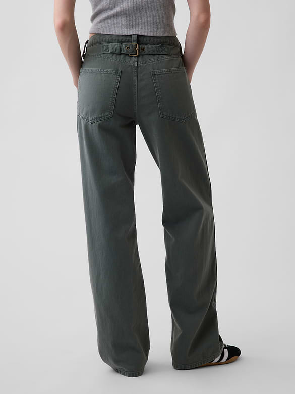 Low Rise '90s Loose Double-Knee Carpenter Pants
