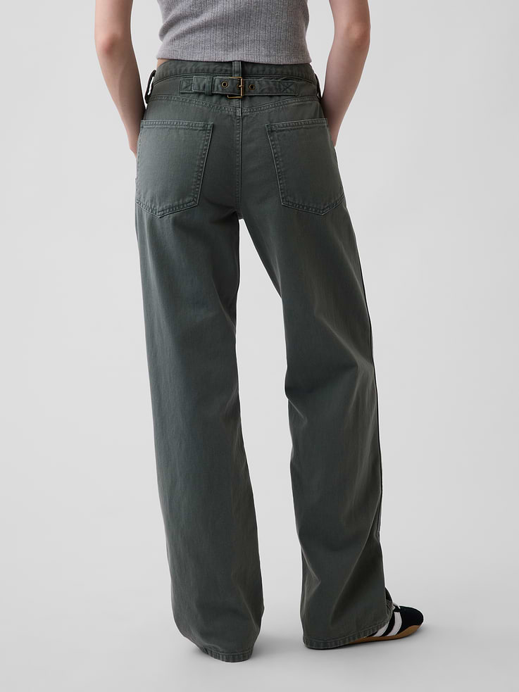 Image number 4 showing, Low Rise '90s Loose Double-Knee Carpenter Pants