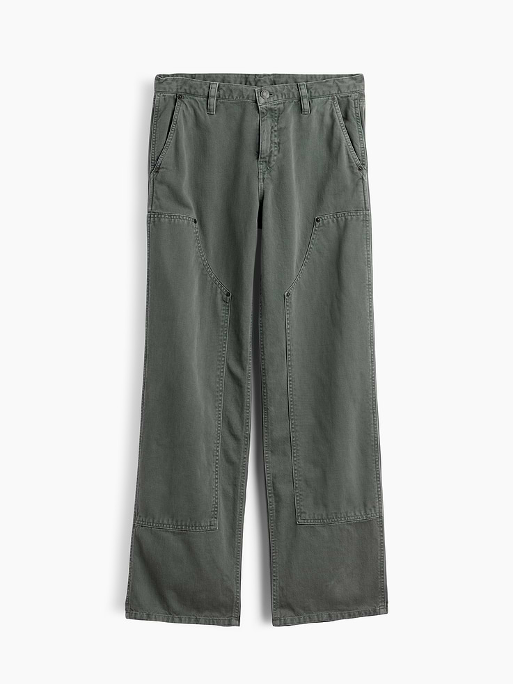 Image number 6 showing, Low Rise '90s Loose Double-Knee Carpenter Pants