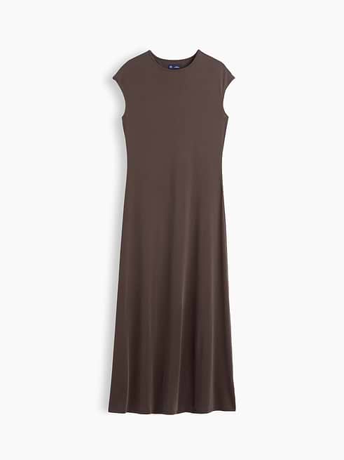 gap jersey maxi dress Women's Cap-Sleeve by Terra Brown Tall Size L july