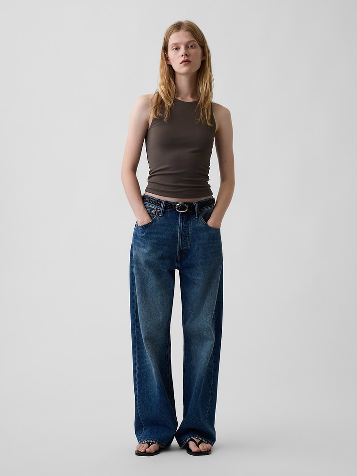 Image number 2 showing, Jersey Crop Tank Top