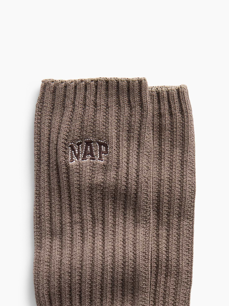 Image number 2 showing, Nap Logo Slouchy Crew Socks