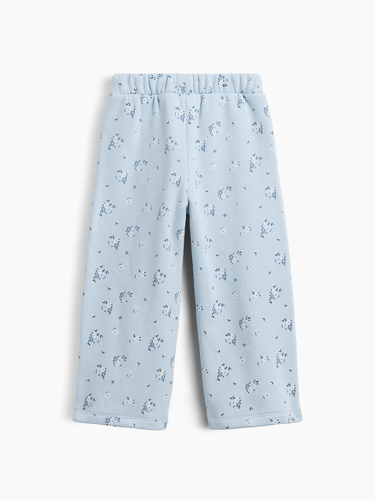 Image number 2 showing, Baby & Toddler VintageSoft Print Wide-Leg Sweatpants