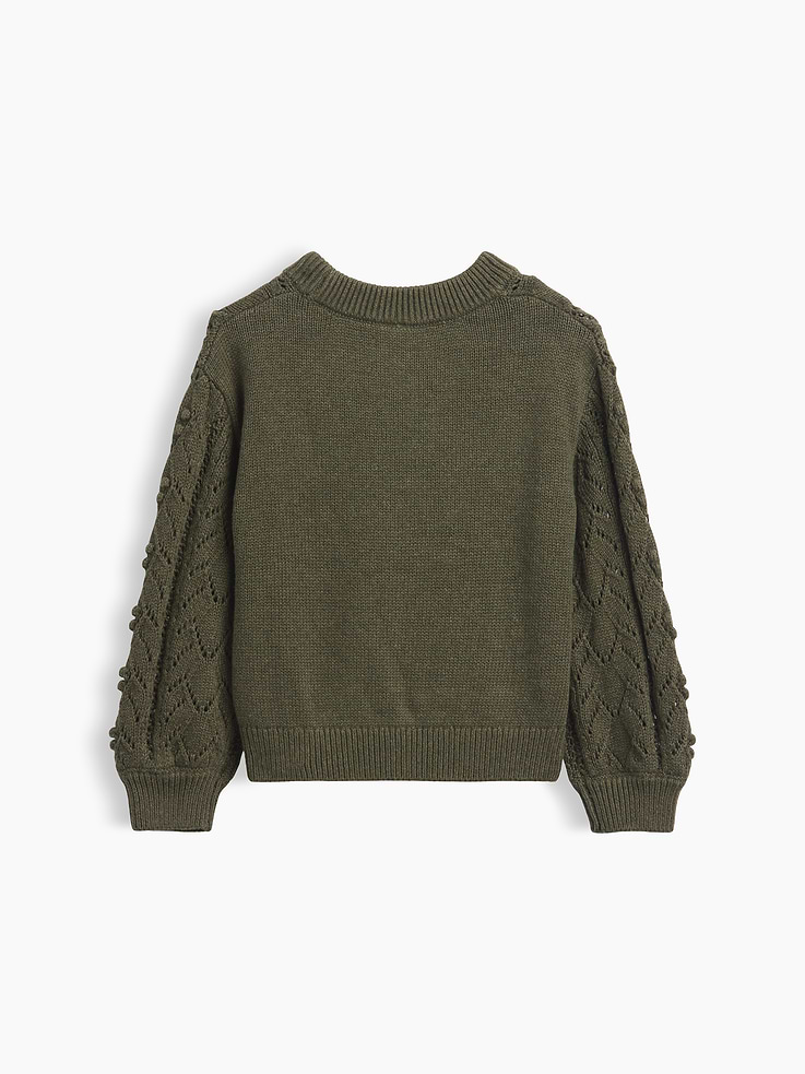 Image number 2 showing, Baby & Toddler Textured Crewneck Sweater