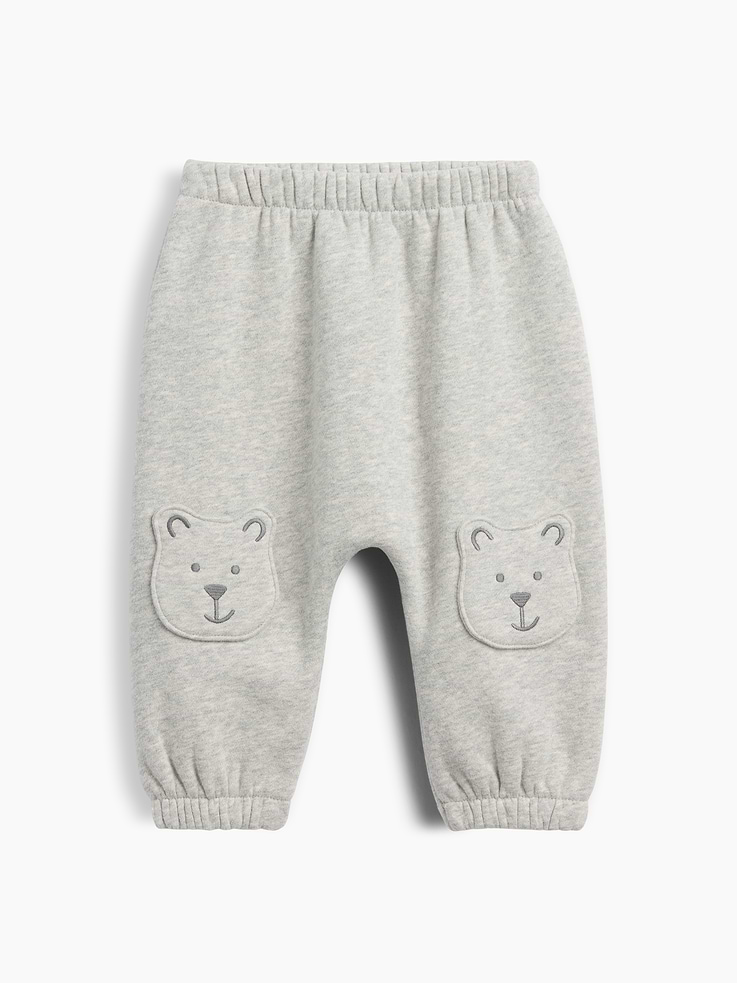 Image number 1 showing, Baby VintageSoft Brannan Bear Knee Patch Joggers