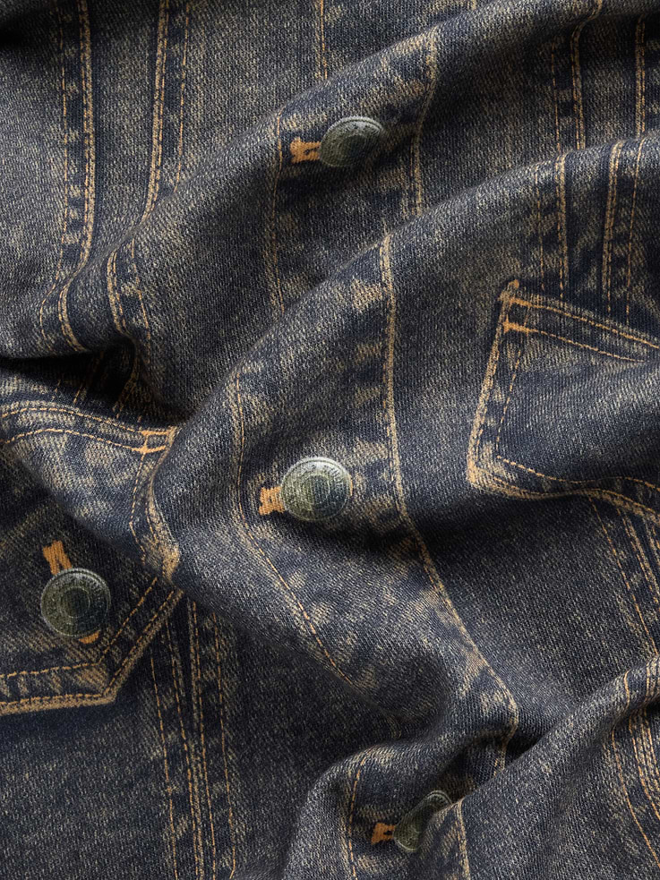 Image number 6 showing, GapStudio Printed Denim Terry Dress