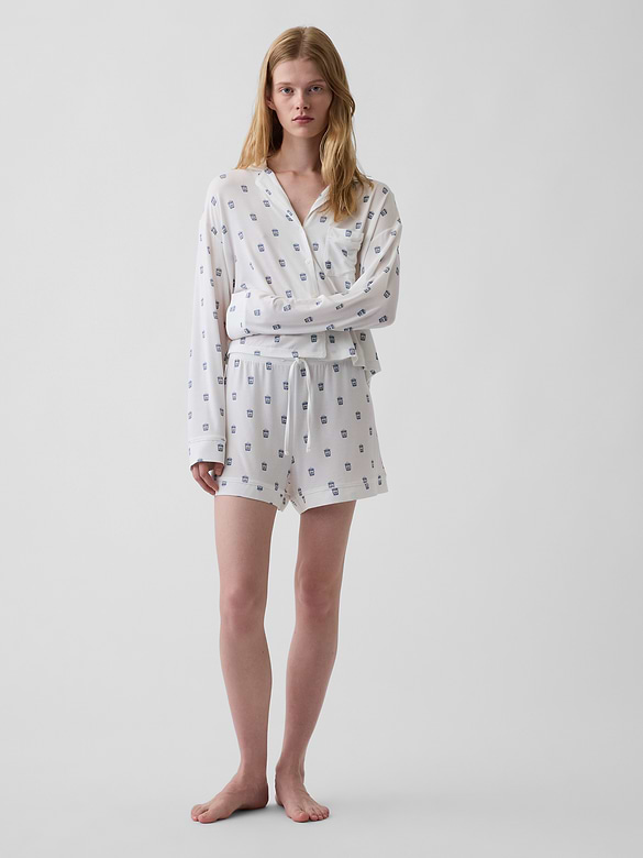 SoftMade Modal PJ Shorts