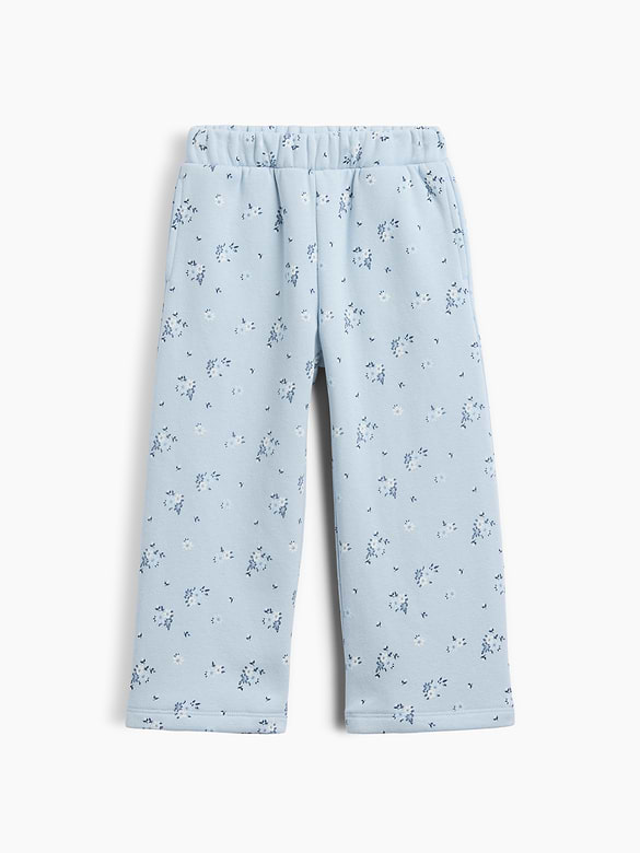 Baby & Toddler VintageSoft Print Wide-Leg Sweatpants