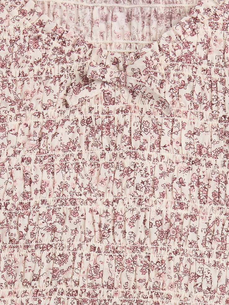 Image number 5 showing, Kids Smocked Print Dress