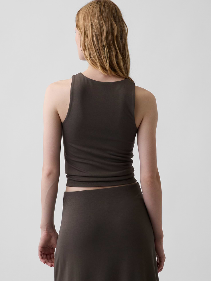 Image number 3 showing, Jersey Crop Tank Top