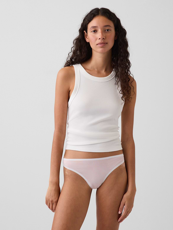 SoftMade Organic Stretch Cotton Thong