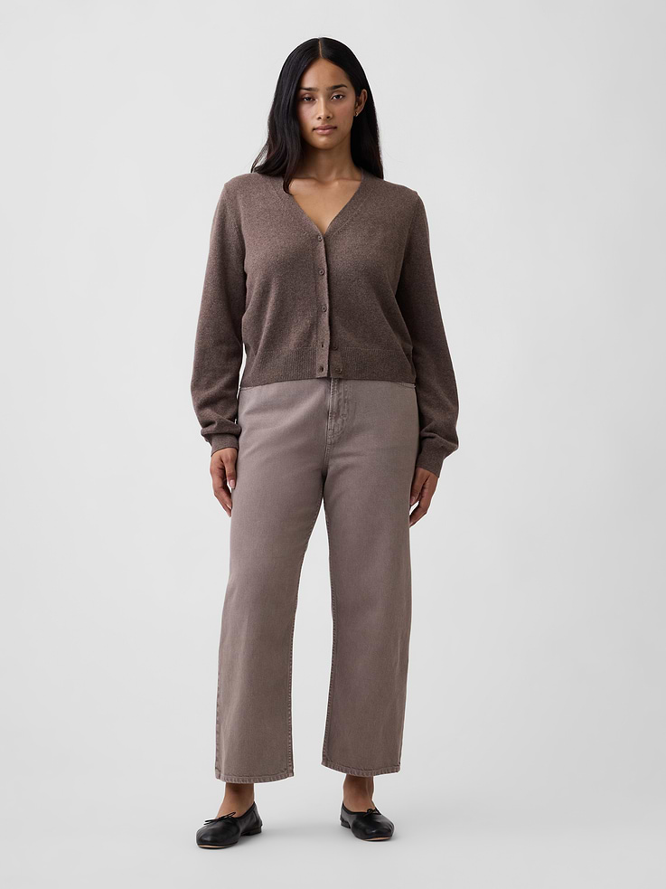 Image number 5 showing, Low Slung Relaxed Straight Crop Jeans