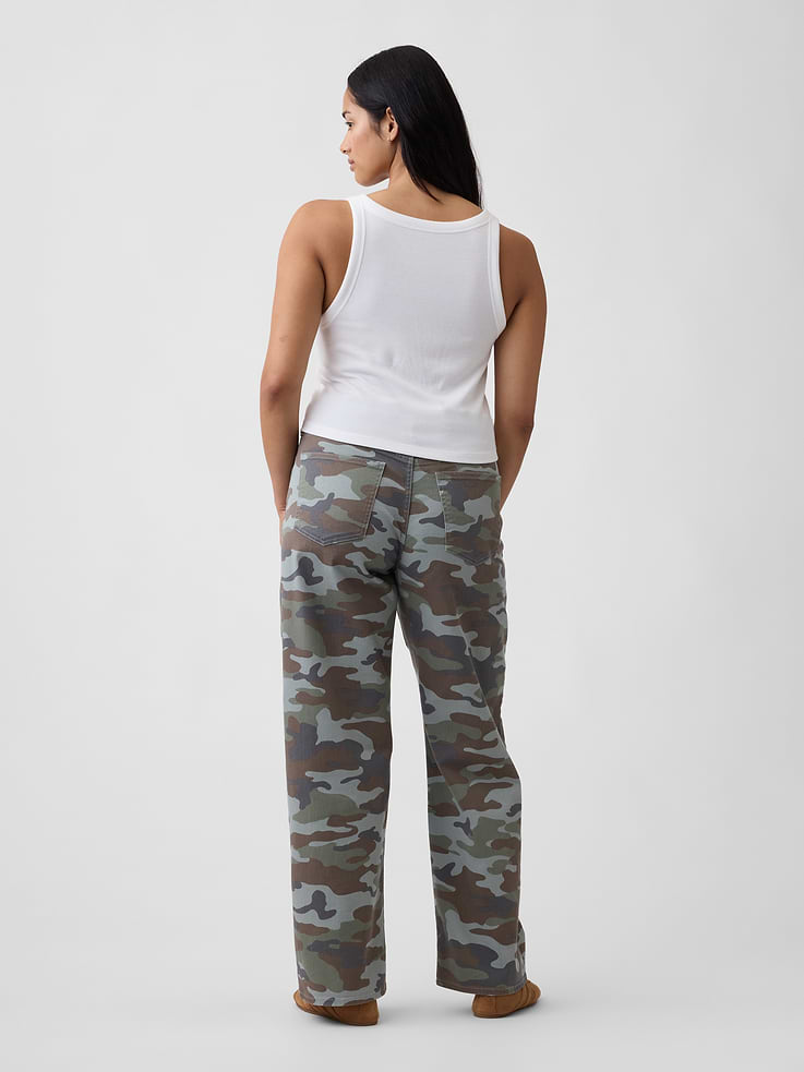 Image number 6 showing, Low Rise Print '90s Loose Jeans
