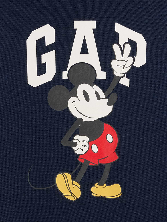 GapKids × Disney Mickey Mouse Relaxed Logo Hoodie