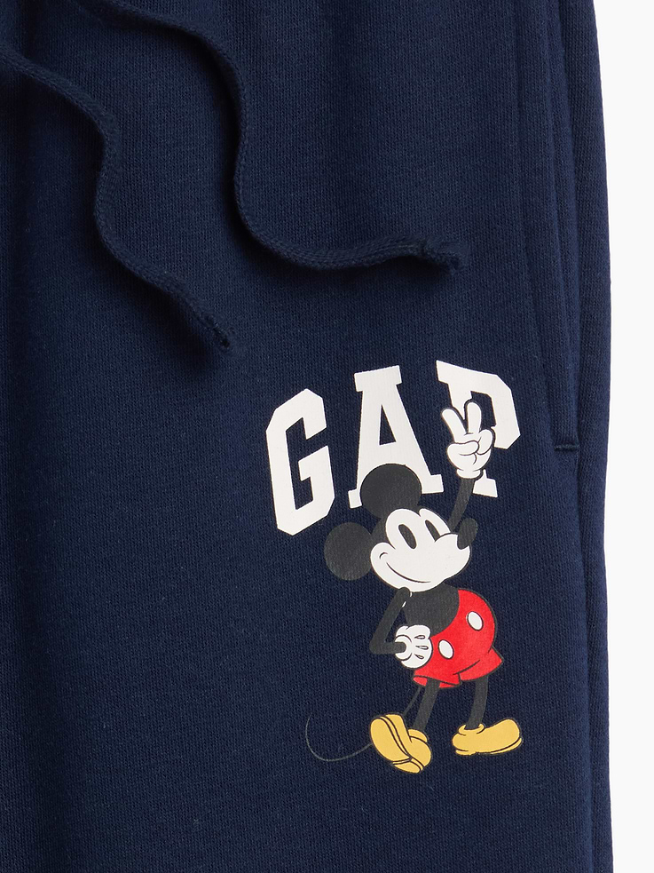 Image number 2 showing, GapKids × Disney Mickey Mouse Relaxed Logo Joggers
