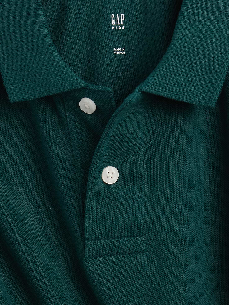 Image number 2 showing, Kids Uniform Pique Polo Shirt