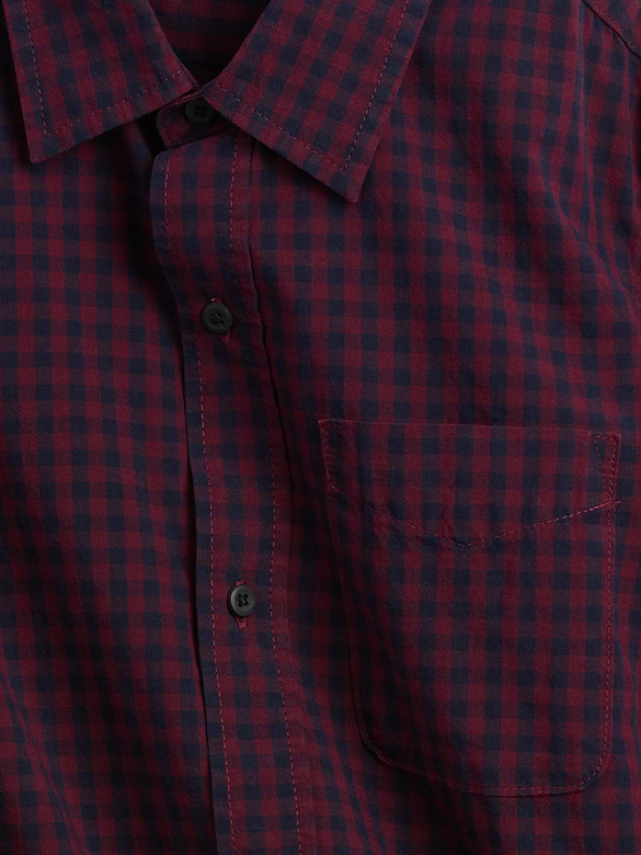 Kids Print Poplin Shirt