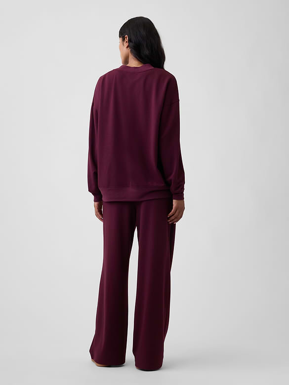 CloudLight Relaxed Wide-Leg Sweatpants