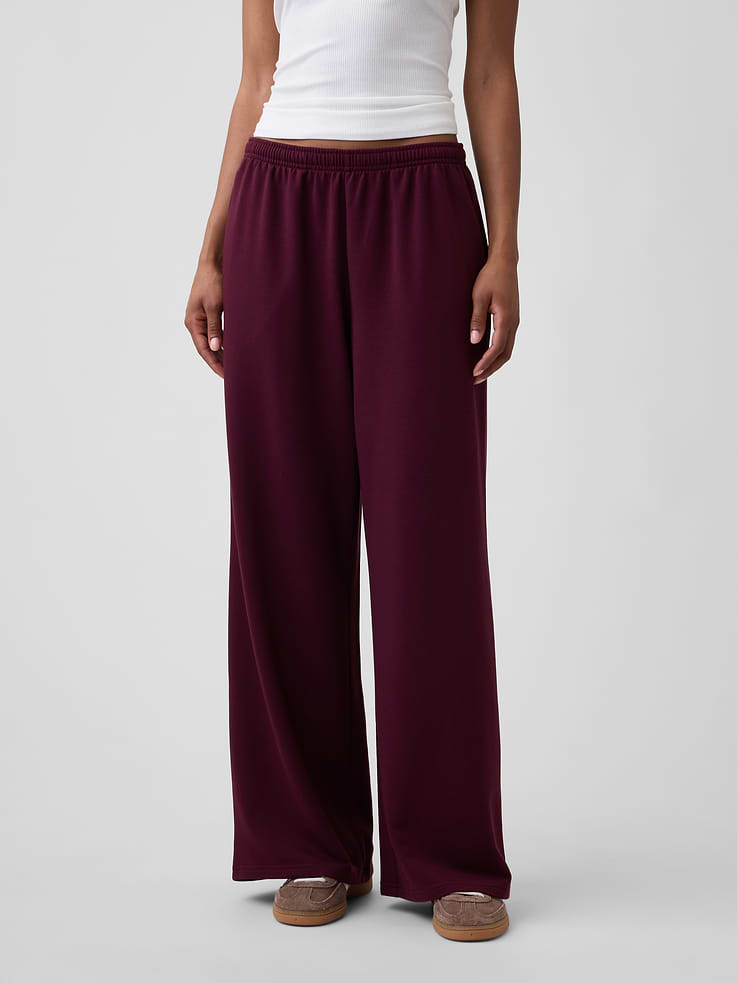 Image number 3 showing, CloudLight Relaxed Wide-Leg Sweatpants