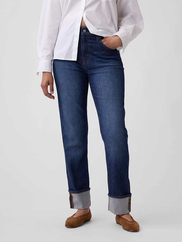 Curvy High Rise '90s Slim Straight Jeans
