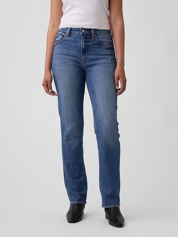 Curvy High Rise '90s Slim Straight Jeans