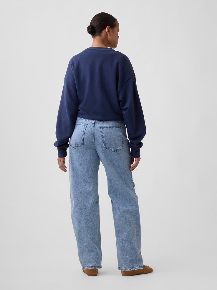 Image number 4 showing, Curvy High Rise Barrel Jeans