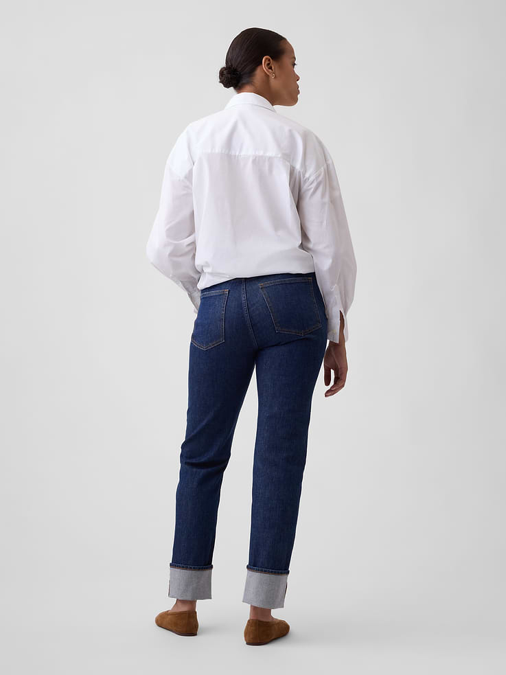 Image number 4 showing, Curvy High Rise '90s Slim Straight Jeans